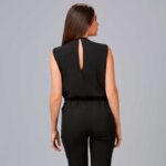 Mono Mujer Peluquería Negro Tejido Elástico Poliéster Gary´s 700037