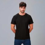 850004 camiseta repele cabellos original poliéster barbero