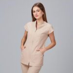 uniformes casacas peluqueria estetica spa elegantes antidecoloracion