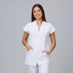 uniformes casacas peluqueria estetica spa elegantes antidecoloracion