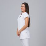 uniformes casacas peluqueria estetica spa elegantes antidecoloracion