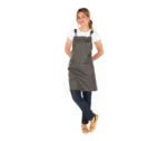 delantales para comercio originales cuero gris 1554 garys