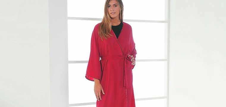 Bata Clienta Peluquería Eva Colores Poliéster