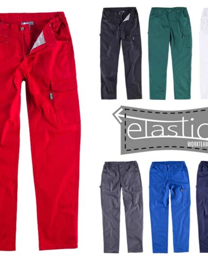 Pantalón de trabajo cómodo de tejido elástico