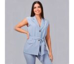 Chaleco para mujer de trabajo modelo 600037 - Uniforme profesional cómodo y elegante