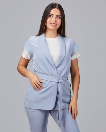 Chaqueta de trabajo para peluquería en poliéster modelo 600039 - Ropa profesional cómoda y duradera