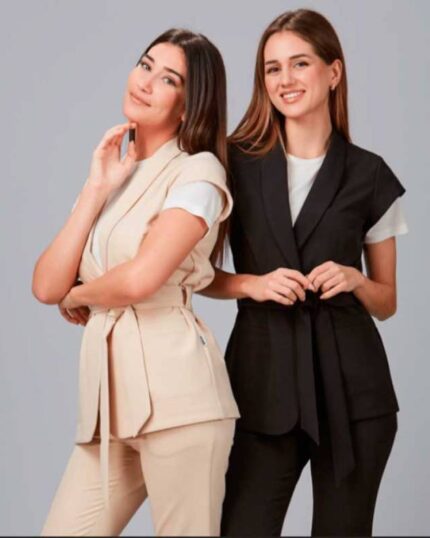 Chaqueta de trabajo para peluquería en poliéster modelo 600039 - Ropa profesional cómoda y duradera