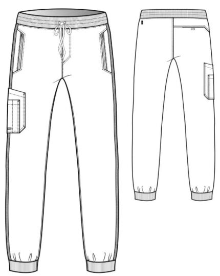 Pantalón de trabajo tipo jogger con cinco bolsillos Murphy Anatomía de Grey™ de Barco Spandex Stretch