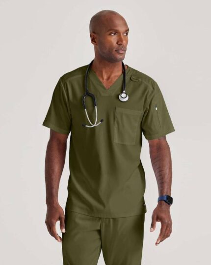 Bata médica para hombre, colección "Grey's Anatomy Stretch" GRST079