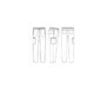 Pantalón médico Ciclo® de pierna recta y ajustado con cinco bolsillos Highland Anatomía de Grey™ de Barco Evolve