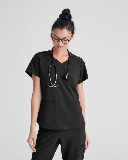 Blusa médica de dos bolsillos Ciclo® de Rhythm Anatomía de Grey™ de Barco Evolve