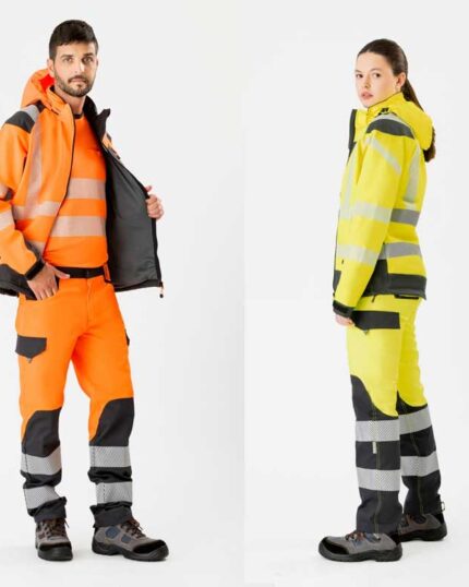 Chaqueta trabajo alta visibilidad Softshell