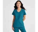 Blusa médica con un bolsillo y cierre por dentro Dignity Skechers™ de Barco