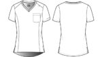 Blusa médica con un bolsillo y cierre por dentro Dignity Skechers™ de Barco