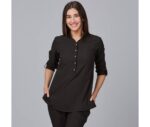 BLUSA MUJER CUELLO MAO VINCA 600041