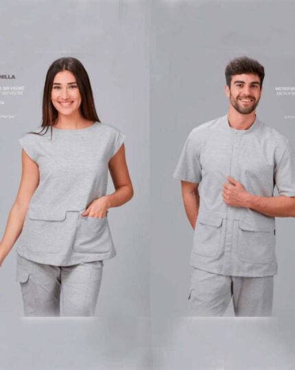 Casaca antimanchas con elástico modelo 600025/600035 - Ropa laboral y sanitaria en microfibra cómoda y resistente