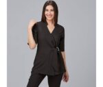 Casaca para mujer Bugula negra modelo 600029 Gary's - Ropa de trabajo cómoda y profesional