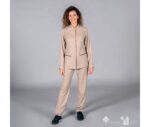 Pantalón de sarga de mujer para trabajar tejido reciclado