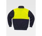 Sudadera combinada WORKTEAM C9840 costuras reforzadas
