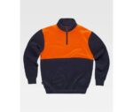 Sudadera combinada WORKTEAM C9840 costuras reforzadas