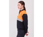 Sudadera combinada WORKTEAM C9841 con cintas reflectantes