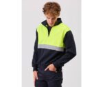 Sudadera combinada WORKTEAM C9841 con cintas reflectantes