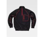Sudadera de trabajo WORKTEAM C9800 con costuras combinadas