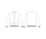 CARDIGAN PUNTO MUJER "RED LINE" 120005