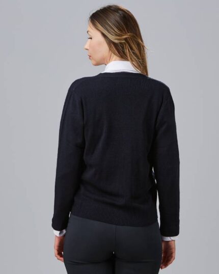 Chaqueta de punto para mujer Gary's modelo 120005 color marino - Ropa de trabajo cómoda y elegante"