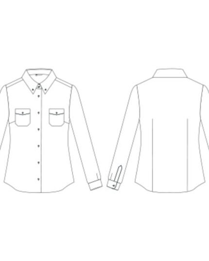 Camisa de cuadros para mujer Gary's modelo Alice 240029 Distinción - Ropa laboral cómoda y con estilo