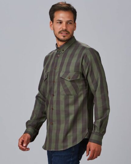 Camisa Hombre Cuadros Slim Fit Augusto Gary's 260032