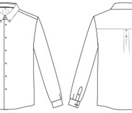 Camisa laboral para hombre de alta calidad Gary's modelo Giacomo 260023 - Ropa de trabajo profesional y resistente