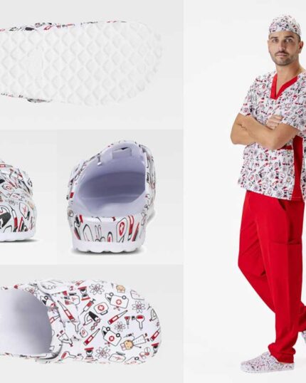 Zuecos estampados para sanidad P2010