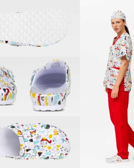 Zuecos estampados para sanidad P2011