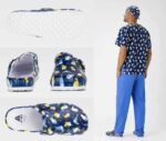 Zueco estampado para sanidad y enfermería modelo P2015 - Calzado cómodo y antideslizante