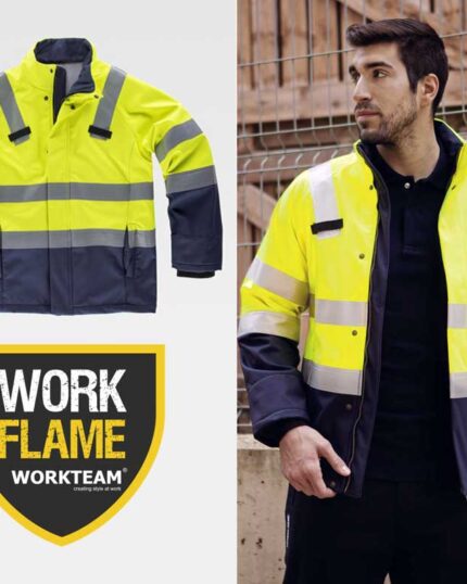 Chaqueta Polar Softshell ignífuga y antiestática
