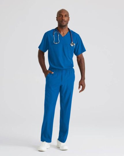 Blusa médica con cuello en V y un bolsillo Skechers™ de Barco