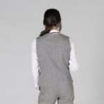 Chaleco de trabajo sastre para mujer con hebilla Cheviot Gary's modelo 950002 - Prenda profesional y elegante