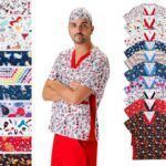 Casacas sanitarias estampadas baratas