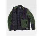 Chaqueta de punto acolchada WORKTEAM S9465 con Workshell