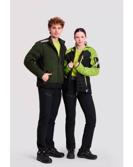 Chaqueta de punto acolchada WORKTEAM S9465 con Workshell