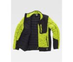 Chaqueta de punto acolchada WORKTEAM S9465 con Workshell