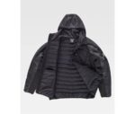 Chaqueta de punto acolchada WORKTEAM S9475 con capucha