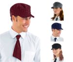 Gorros de camarero originales con elegante y clásico estampado de rayas