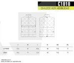 Chaleco acolchado ropa industria alimentaria