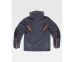 WF3058 Impermeable con costuras termoselladas y capucha.