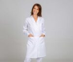 Bata blanca médico mujer doctora