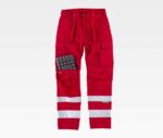 Pantalones de trabajo WORKTEAM de triple costura y refuerzos para rodilleras de protección C2911