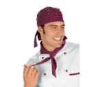 Pañuelo pico de cocina con estampado a rayas