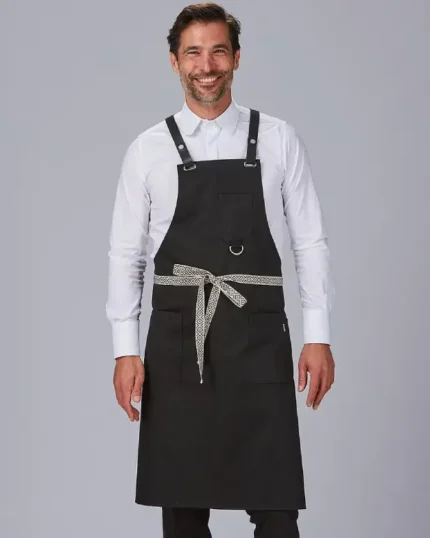 100029 delantal hosteleria negro